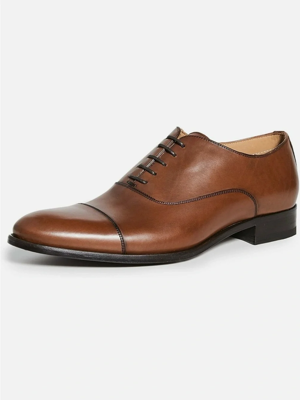To Boot New York Men's Brandon II Cap Toe Oxford Shoes in Cuoio Luc. Ant Sz 11.5